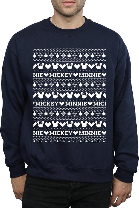 Image du produit Disney - Sweat MICKEY AND MINNIE CHRISTMAS FAIR ISLE - Homme (M)