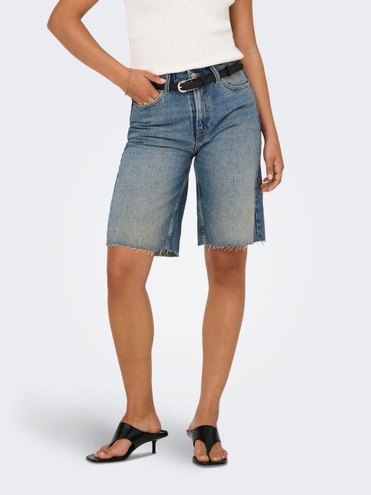 Actual product image Only ONLCARO Hohe Taille Locker geschnitten Jeans-Shorts Jeans-Shorts (XL)