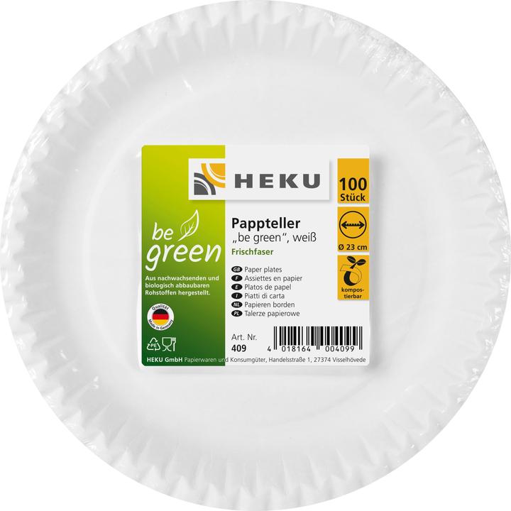 Image du produit Heku Assiette en carton (100 x)