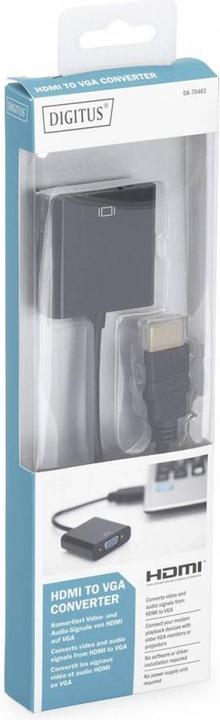 Produktbild Digitus HDMI A auf VGA Converter (VGA, 4.50 cm)