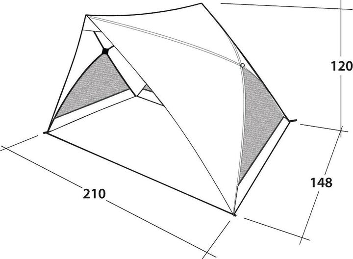 Produktbild Outwell Beach Shelter Formby (Strandzelt + Strandmuschel, 2.60 kg)