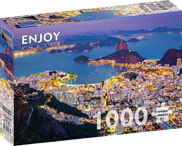 Produktbild Enjoy Puzzle ENJOY-2075 - Rio de Janeiro by Night, Brazil, Puzzle, 1000 Teile (1000 Teile)
