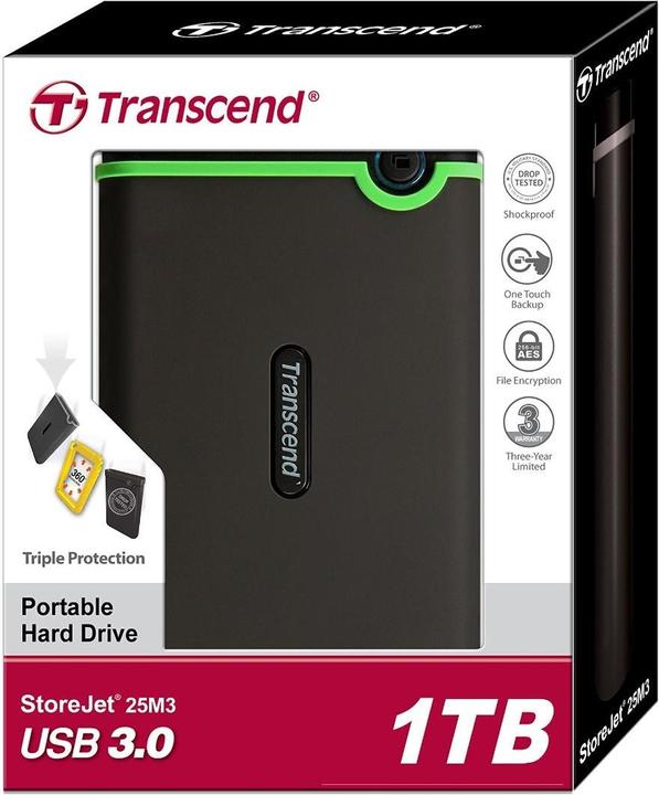Image du produit Transcend StoreJet 25M3 (1 To)