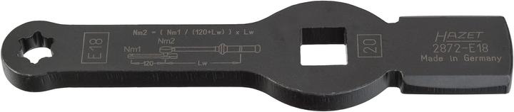 Immagine prodotto HAZET Chiave a percussione TORX ∙ con 2 superfici battenti 2872-E18 ∙ Attacco quadro, cavo, 20 mm …
