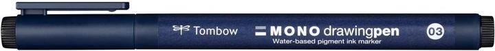 Actual product image Tombow Mono - drawing pen (Black, 3 x)