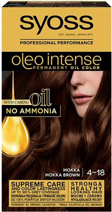 Immagine prodotto Syoss Oleo Tintura Intensa per Capelli 4-18 Moka (4-18 Moka)
