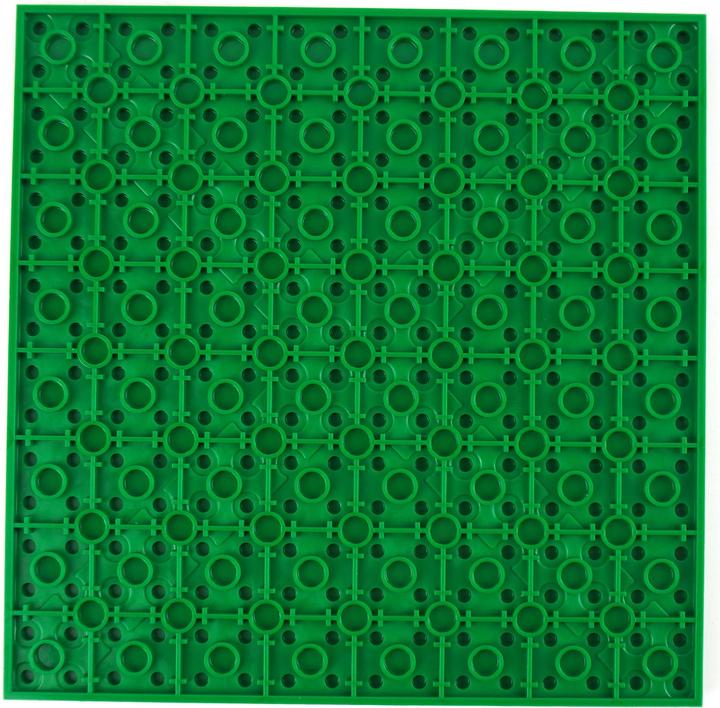 Productafbeelding LEGO 16x16 Bouwplaten donkergroen - Donkergroen bord 91405 NIEUW! Hoeveelheid 3x (91405, LEGO Accessoires)