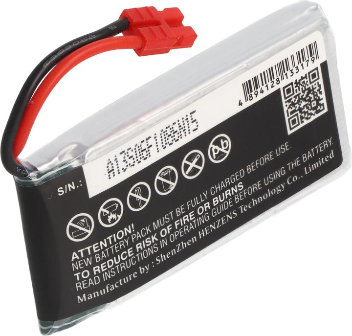 Immagine prodotto AccuCell Batteria ai polimeri di litio - 1200mAh (3,7V) - per modelli come Syma X5HC (3.70 V, 1200 mAh)
