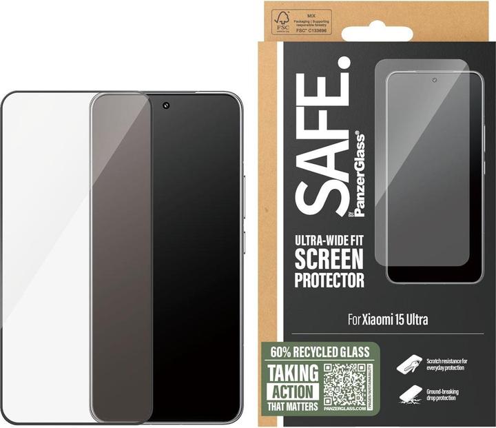 Actual product image PanzerGlass Screen Protector Xiaomi 15 Ultra | Ultra-Wide Fit (1 Piece, Xiaomi 15 Ultra)