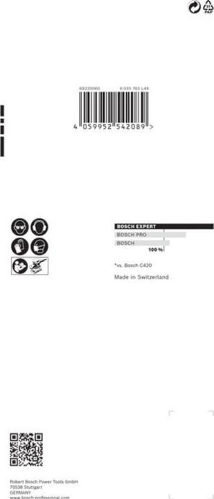 Produktbild Bosch Professional Zubehör EXPERT C470 Schleifpapier mit 8 Löchern für Schwingschleifer, 93 x 186 mm, G 320, 10-tlg. (320)