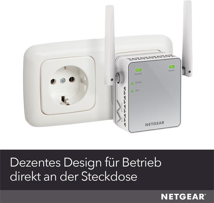 Produktbild Netgear Ex3700-100pes (433 Mbit/s, 300 Mbit/s)