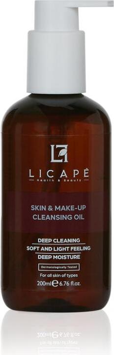 Immagine prodotto Licape Reinigungsöl 200 ml - Zweiphasen-Reiniger für Haut & Make-up mit Anti-Akne