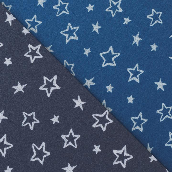 Immagine prodotto VBS Tessuto Jersey "Stars" di 150 cm di larghezza, articoli da cortile