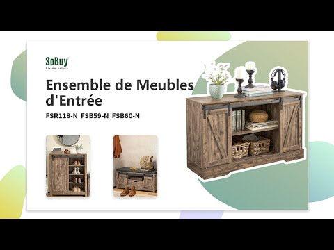 Immagine prodotto SoBuy Panca da guardaroba (101 x 35 x 46 cm)