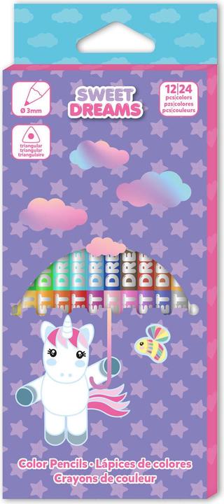 Actual product image Sombo Sweet Dreams crayons double sided (Multicoloured, 12 x)