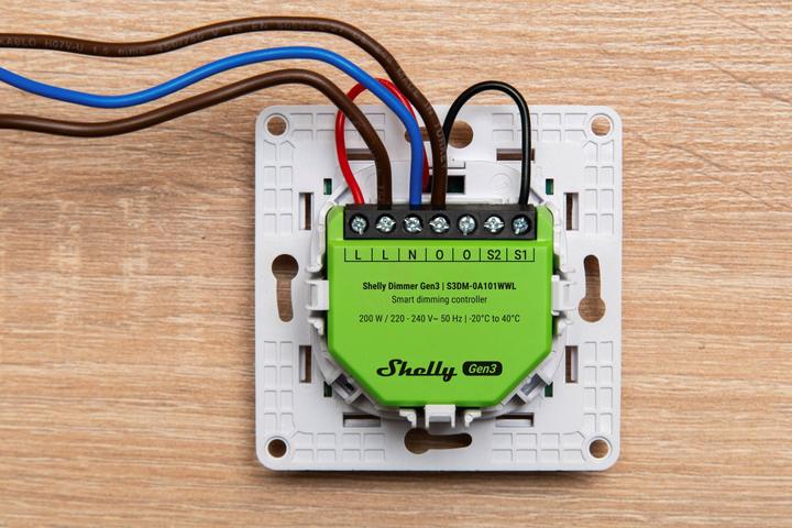 Immagine prodotto Shelly Dimmer Gen3 (Attuatore dimmerabile)