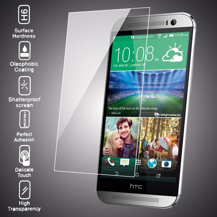 Actual product image Nalia Protective glass (1 Piece, HTC One M8)