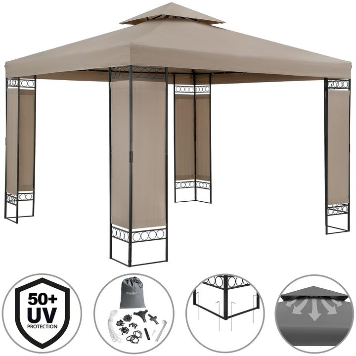 Produktbild Casaria Pavillon Lorca 3x3m (300 cm, 300 cm)