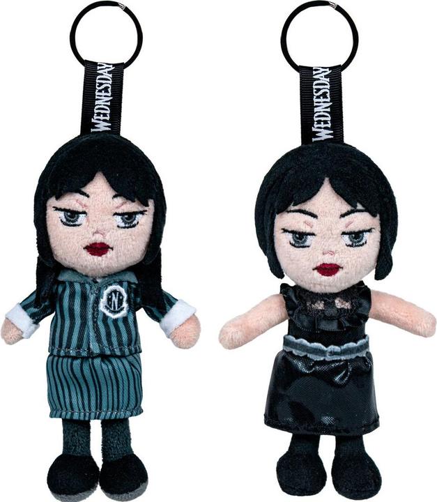 Produktbild Play by Play Wednesday assorted plush keychain 12cm