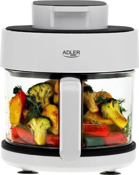 Actual product image Adler Oil-free deep fryer with a 3 litre glass container