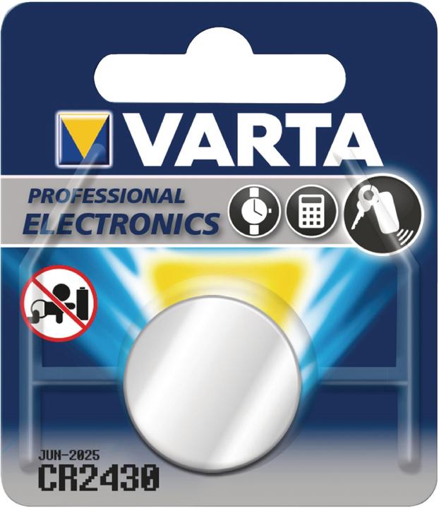 Produktbild Varta Electronics CR2430 (1 Stk., CR2430, 290 mAh)