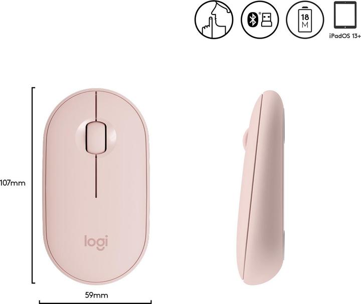 Immagine prodotto Logitech Pebble M350 (Senza fili)