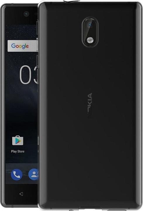 Produktbild König Design Nokia 3 Hülle Transparent Silikon Case durchsichtige Handyhülle (Nokia 3)