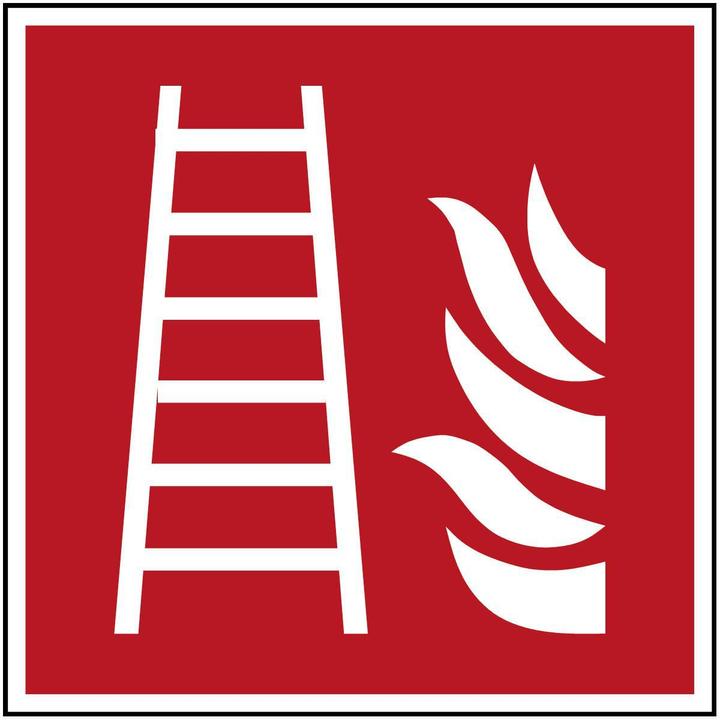 Productafbeelding Brady ISO veiligheidsbord - brandtrap