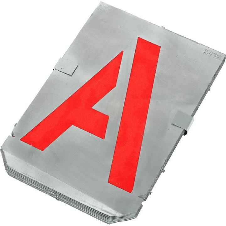 Actual product image Walkron Zinc template book.150mm