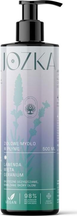 Immagine prodotto Dary Natury Sapone liquido alle erbe (lavanda, menta, geranio) 500 ml - Jozka (Regali di Natura) (Sapone liquido, 500 ml)
