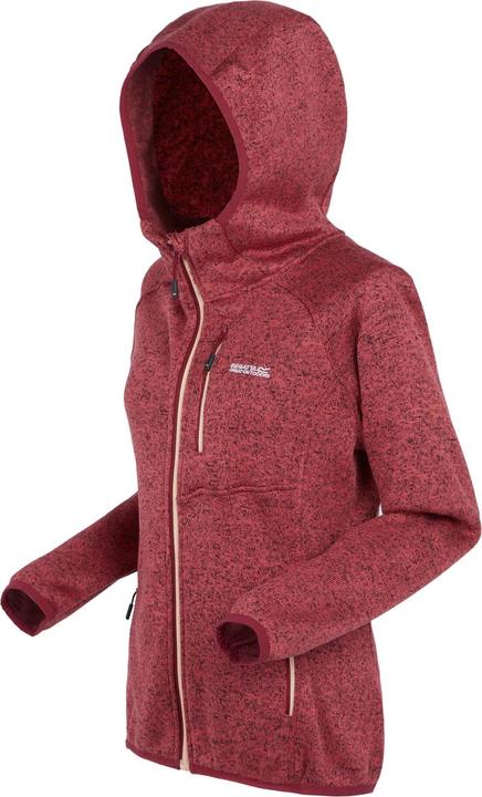 Actual product image Regatta Womens/Ladies Newhill Marl Hooded Fleece Jacket (40 D)