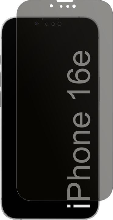 Actual product image Dipos Privacy Screen Protector 4-Way Privacy-Filter (1 Piece, Apple iPhone 16e)