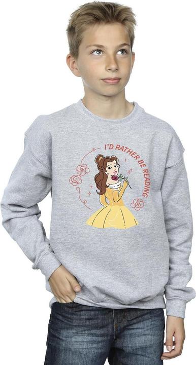 Immagine prodotto Disney Beauty And The Beast I'd Rather Be Reading Felpa Ragazzi (152, 158)