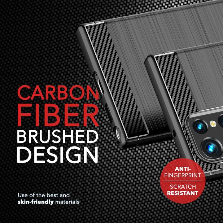Actual product image Nalia Carbon look silicone cover (Samsung Galaxy S24 Ultra)