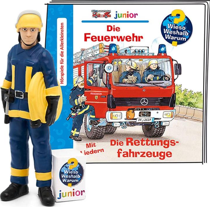 Produktbild Tonies Wieso Weshalb Warum Junior Die Feuerwehr/Die Rettungsfahrzeuge (Deutsch)