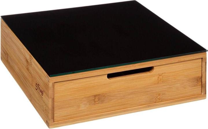 JTI Schwarze Aufbewahrungsbox aus Bambus