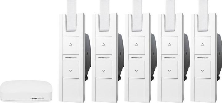 Image du produit Homepilot SET, passerelle + 5 x enrouleur de ceinture de sécurité RolloTron pure Smart