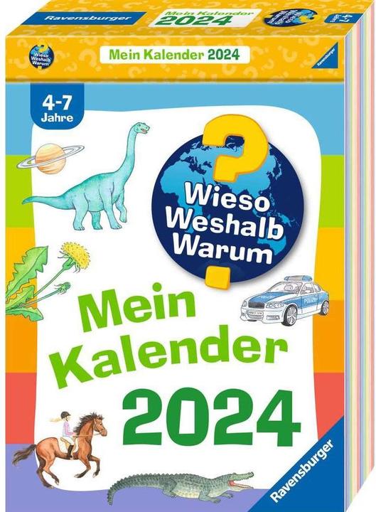 Produktbild Ravensburger Wieso? Weshalb? Warum?: Mein Kalender 2024 (Deutsch, Dela Kienle, 2023)