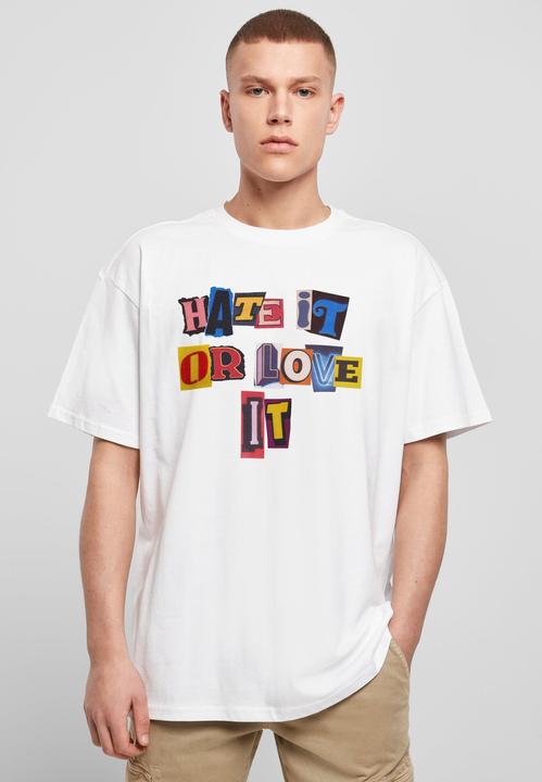 Produktbild Urban Classics Hate it or Love it Oversize Tee - 119383 (4XL)