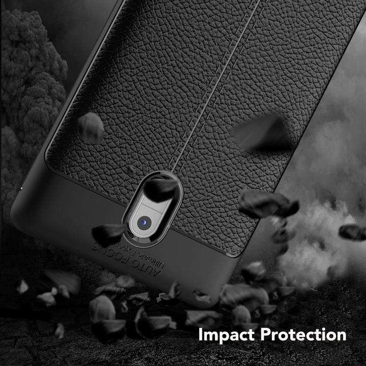 Actual product image Nalia Leather look mobile phone cover (Nokia 3)