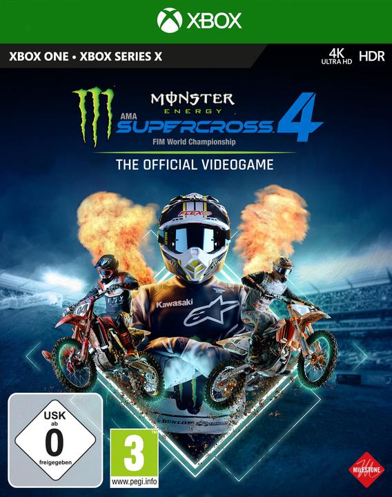 Produktbild Milestone Monster Energy Supercross The Official Videogame 4 (Xbox Series X, Xbox One X, Multilingual)