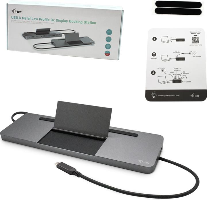 Produktbild i-tec Ergonomic 4K (USB-C, 2 Ports)