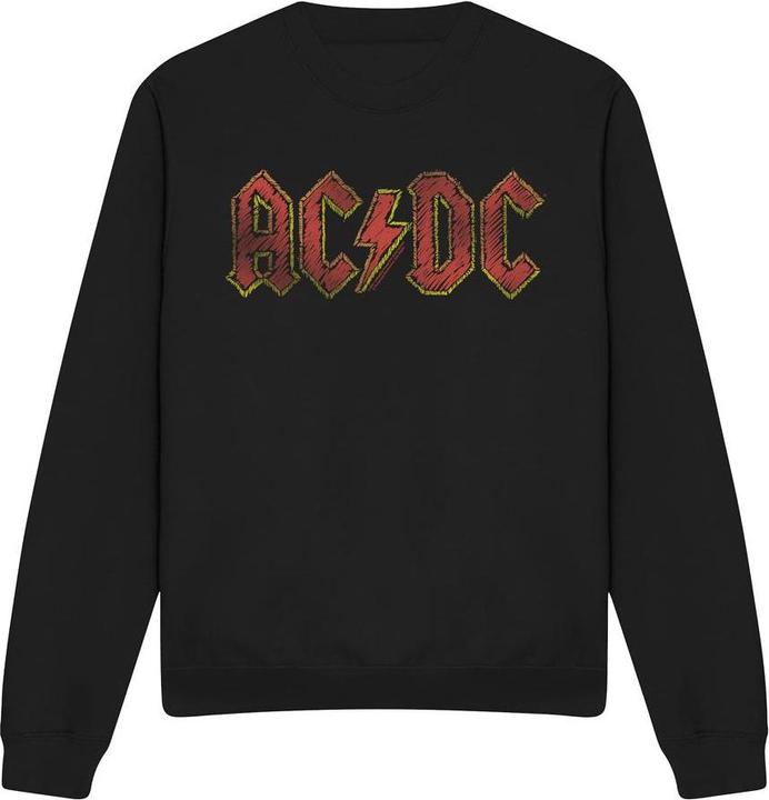 Immagine prodotto AC/DC Felpa Logo Disegnato a Mano Adulto Unisex (L)