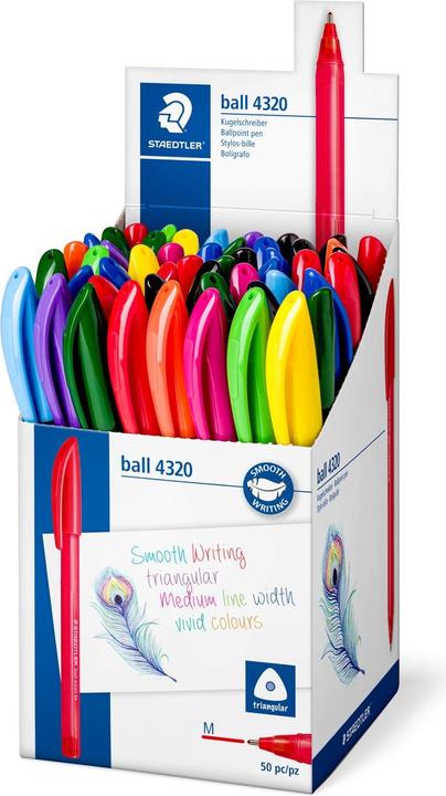 Actual product image Staedtler Biros 50 pieces multicoloured (Mixed colours, 50 x)