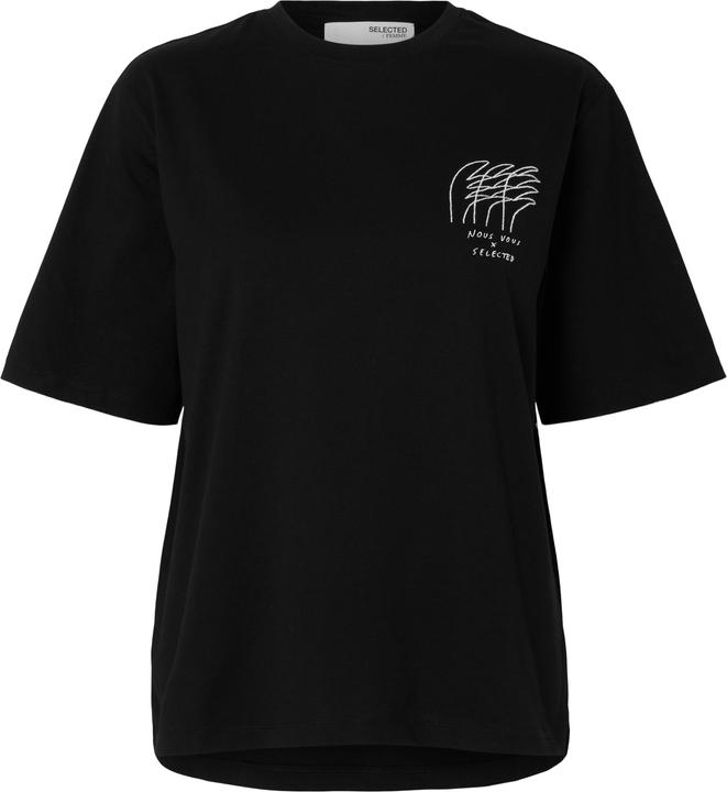 Immagine prodotto Selected Femme Besticktes T-Shirt mit Rundhalsausschnitt (M)