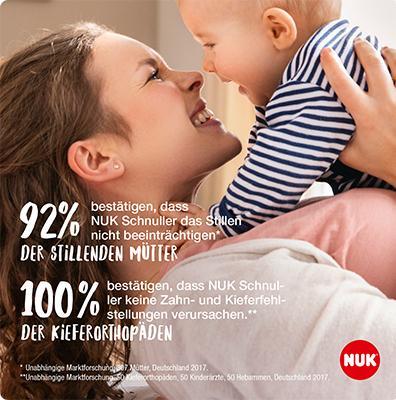 Productafbeelding NUK Space Night siliconen fopspeen 18-36M, 2 stuks, blauw/mint (2 x, 18 - 36 M.)