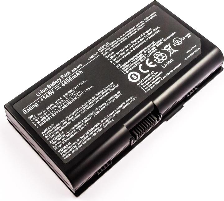 Actual product image AGI Battery compatible with Asus X73SL|G71|M70|X71|X71V|X72D|G72GX (4400 mAh)