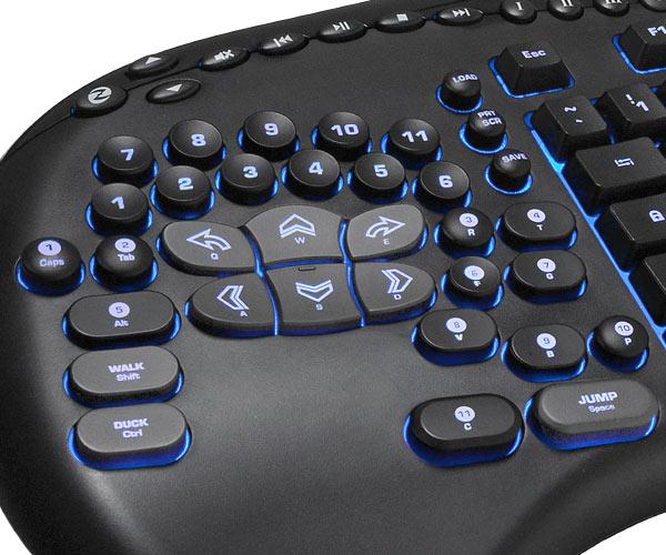 Actual product image SteelSeries Ideazon MERC Stealth Gaming Keyboard (DE, Cable)