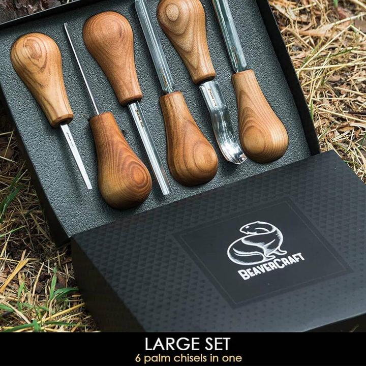 Image du produit Beaver Craft BeaverCraft Wood Carving Set o.6 Ciseau à palmier