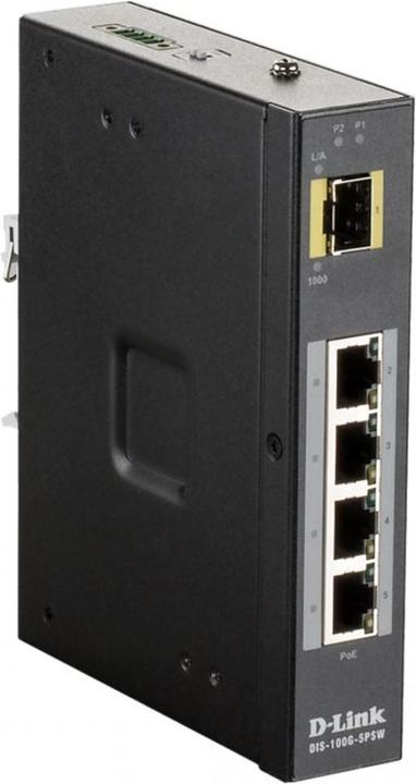 Actual product image D-Link DIS-100G-5PSW 5-Port Unmanaged (5 Ports)